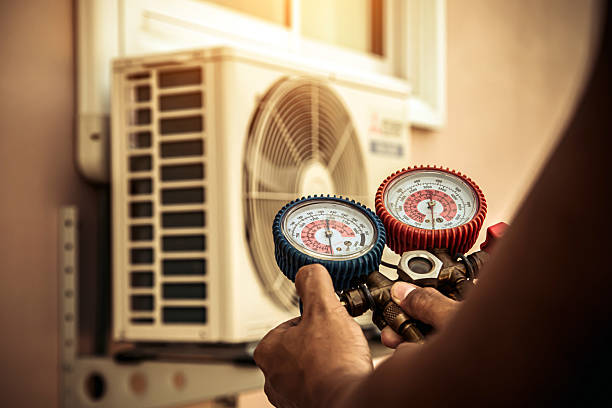 Professional Ac Installation technician working in Van Buren, IN